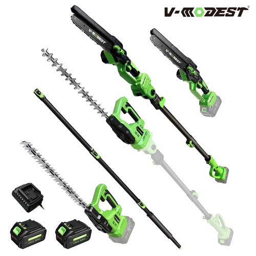 Cordless pole saw - 4-in-1,